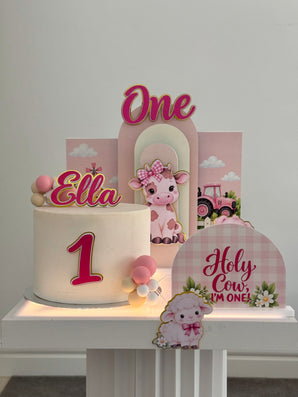 Pink Barnyard Theme In A Box