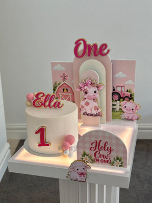 Pink Barnyard Theme In A Box