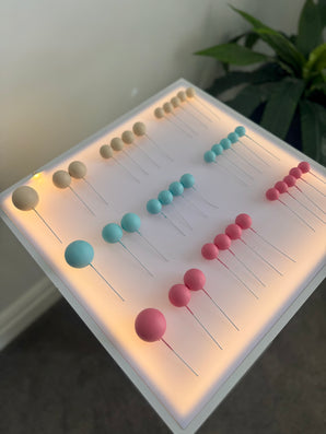 The Retro Rainbow Cake Topper