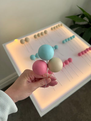 The Retro Rainbow Cake Topper