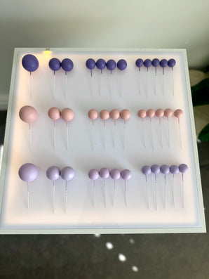 The Purple Rain Cake Topper