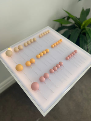 The Sunset Cake Toppers