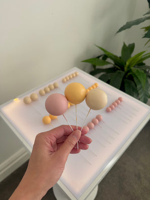 The Sunset Cake Toppers