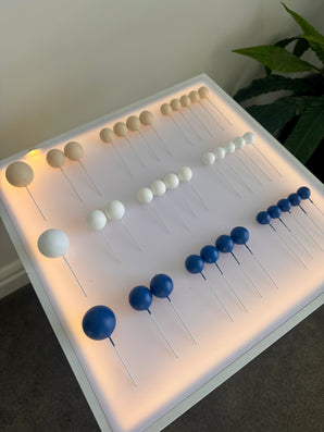 The Blue Sea Cake Toppers