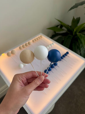 The Blue Sea Cake Toppers