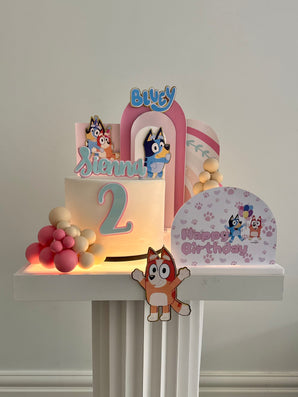 Pink Bluey Theme In A Box