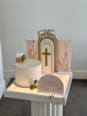 Sage Green Baptism Starter Bundle