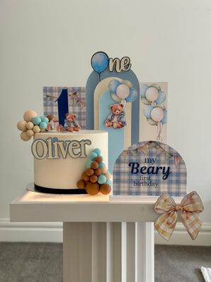 Beary 1st Birthday Theme In A Box