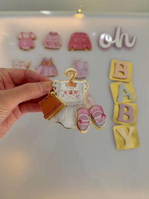 Girl Baby shower Cutouts