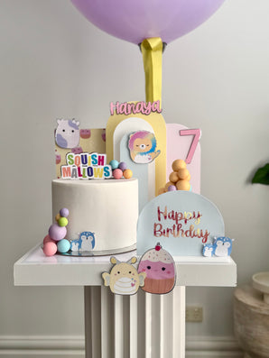 Pink and Silver Name Cutouts