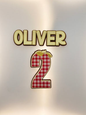 Name and Age Cutout