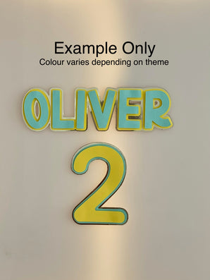 Name and Age Cutout