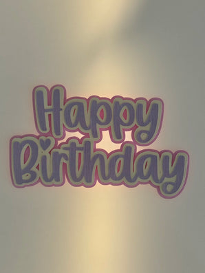 Happy Birthday Cutout